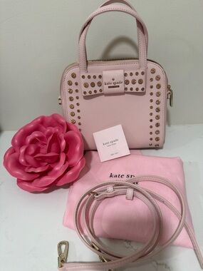 Kate Spade New York Davies Mews Small Merriam embellished bag in Slipper Ballet